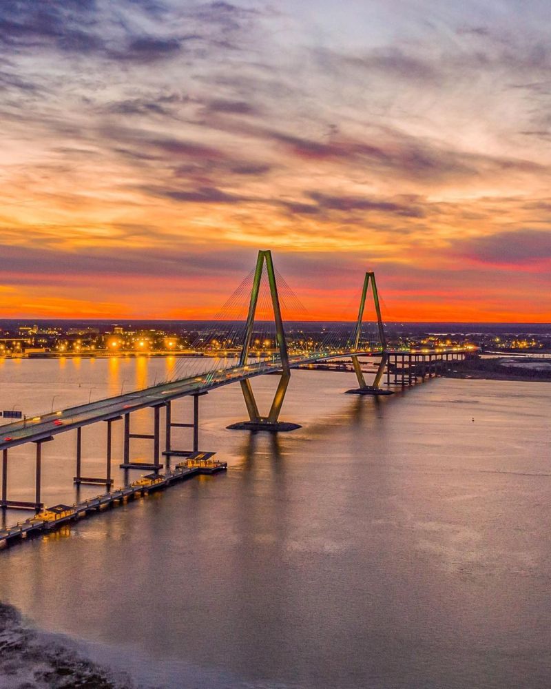 Image for the Tweet beginning: Never met a Ravenel sunrise