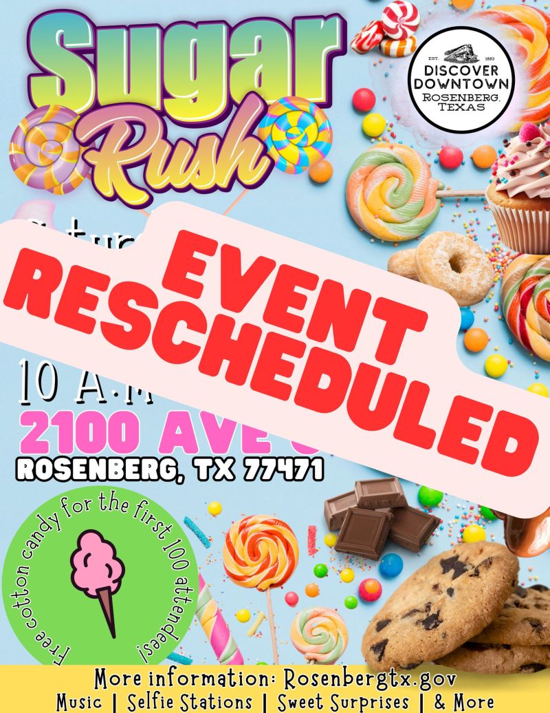 Image for the Tweet beginning: 🌧WEATHER UPDATE: SUGAR RUSH EVENT
