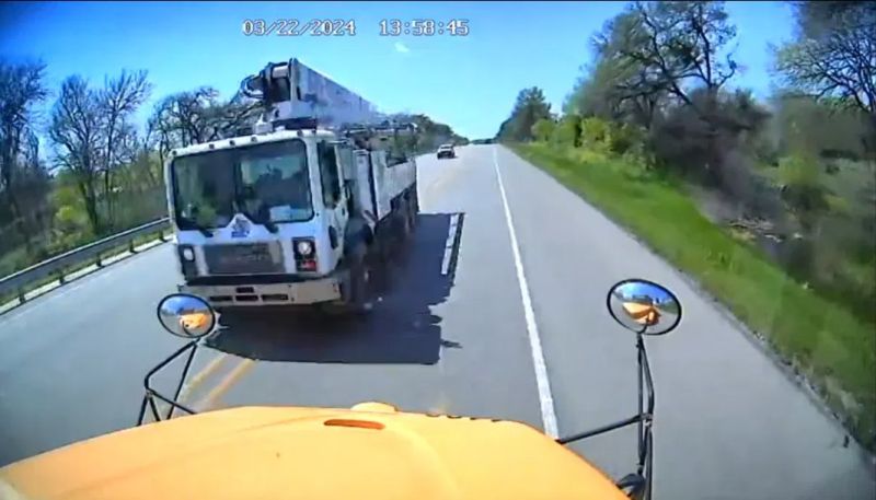 Image for the Tweet beginning: Driver of concrete truck charged