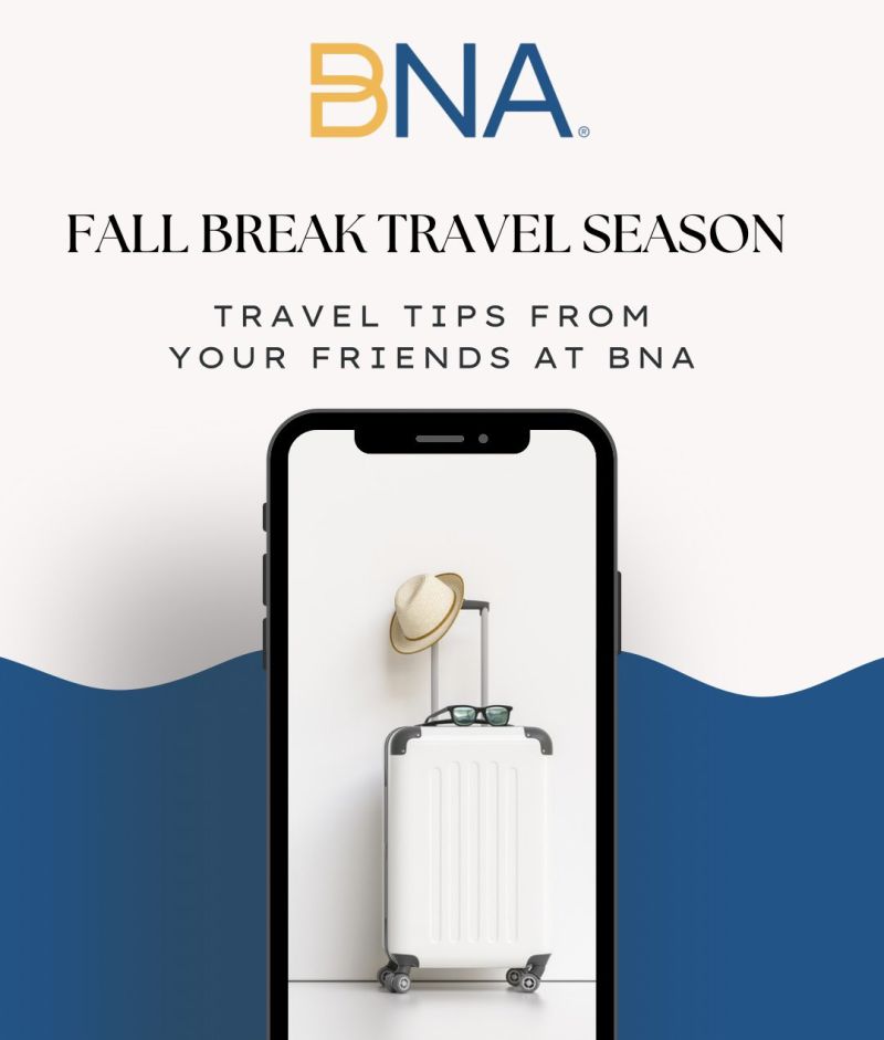 Image for the Tweet beginning: Attention travelers! Fall break can