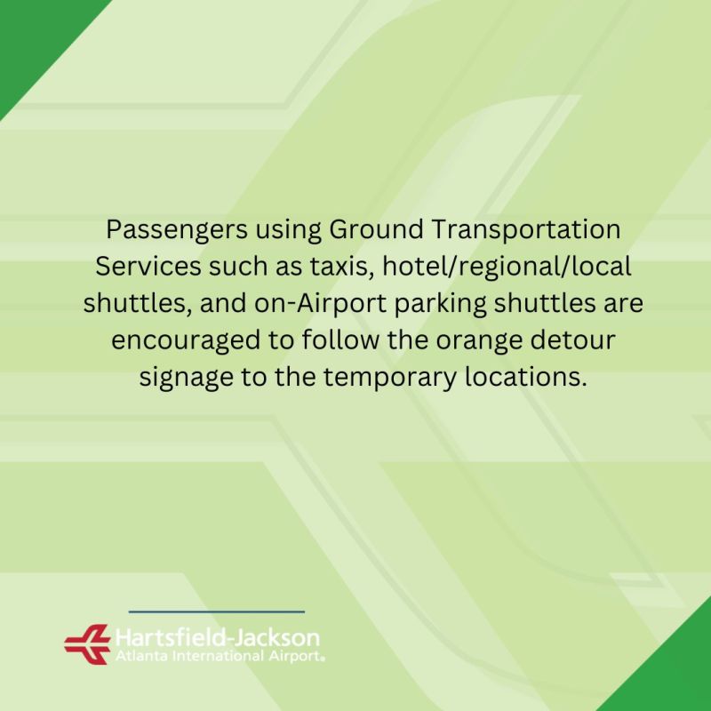 Image for the Tweet beginning: 🚧Detour signs🚧
- 🚕Taxis → North